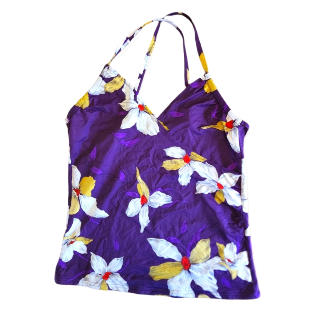 Lands End Swim top cover up swim tank